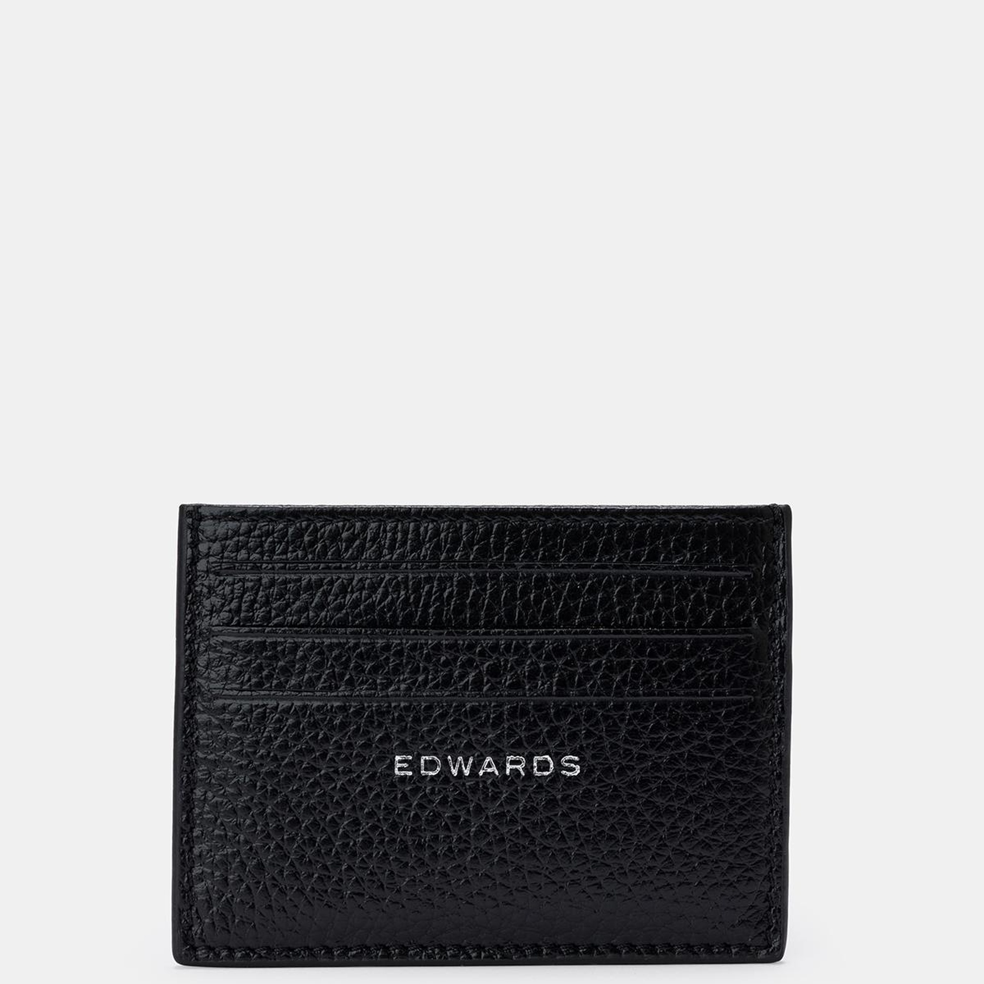 Erkek Siyah Deri Kartlık