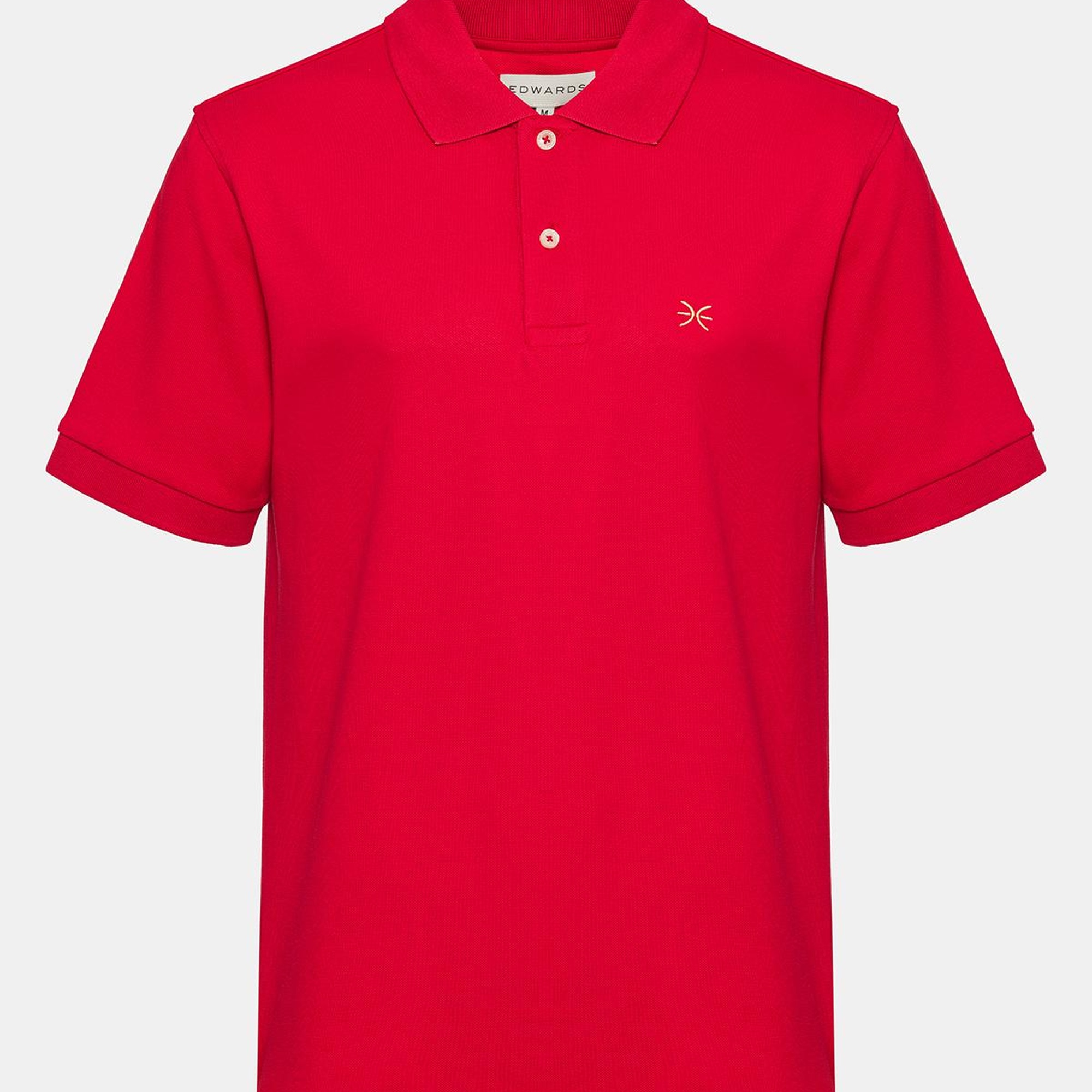 Erkek Kırmızı Kısa Kollu Polo Yaka T-Shirt