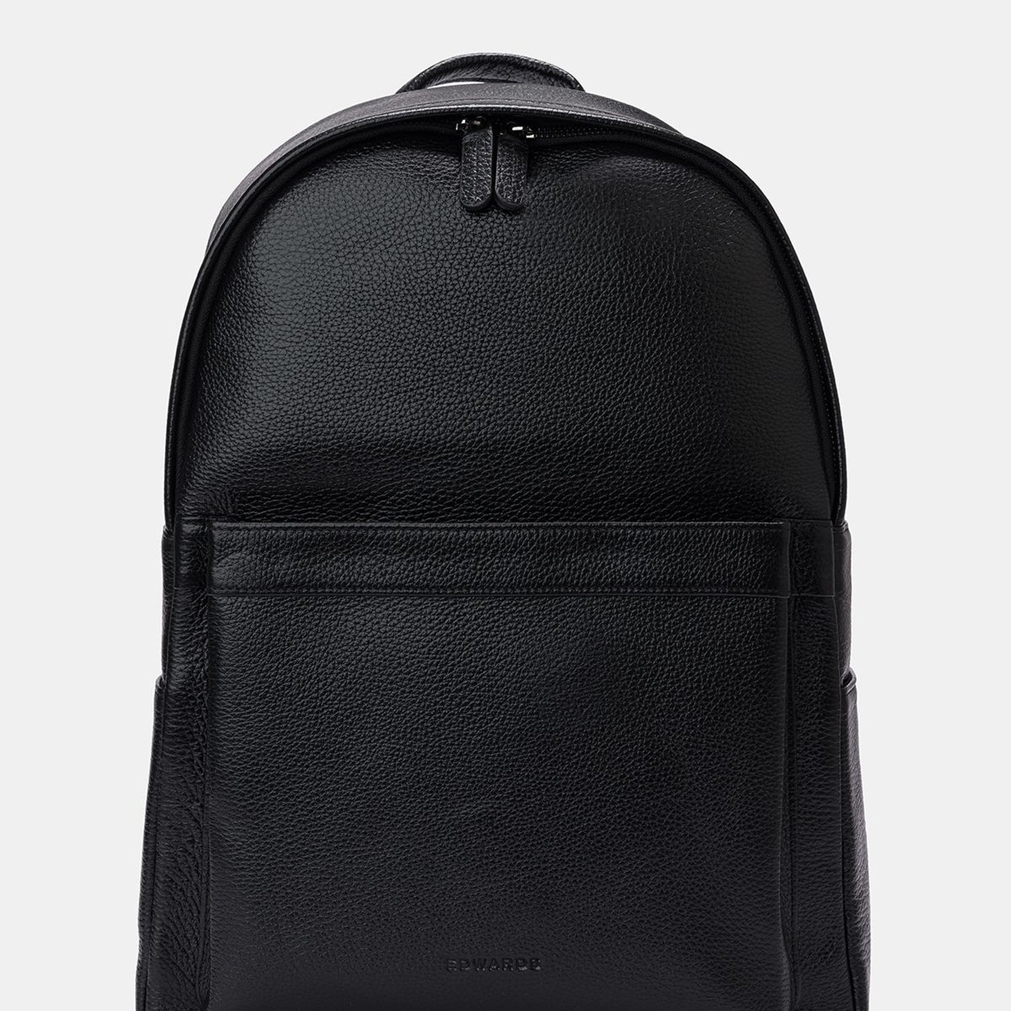 Erkek Siyah Deri Sırt Çantası