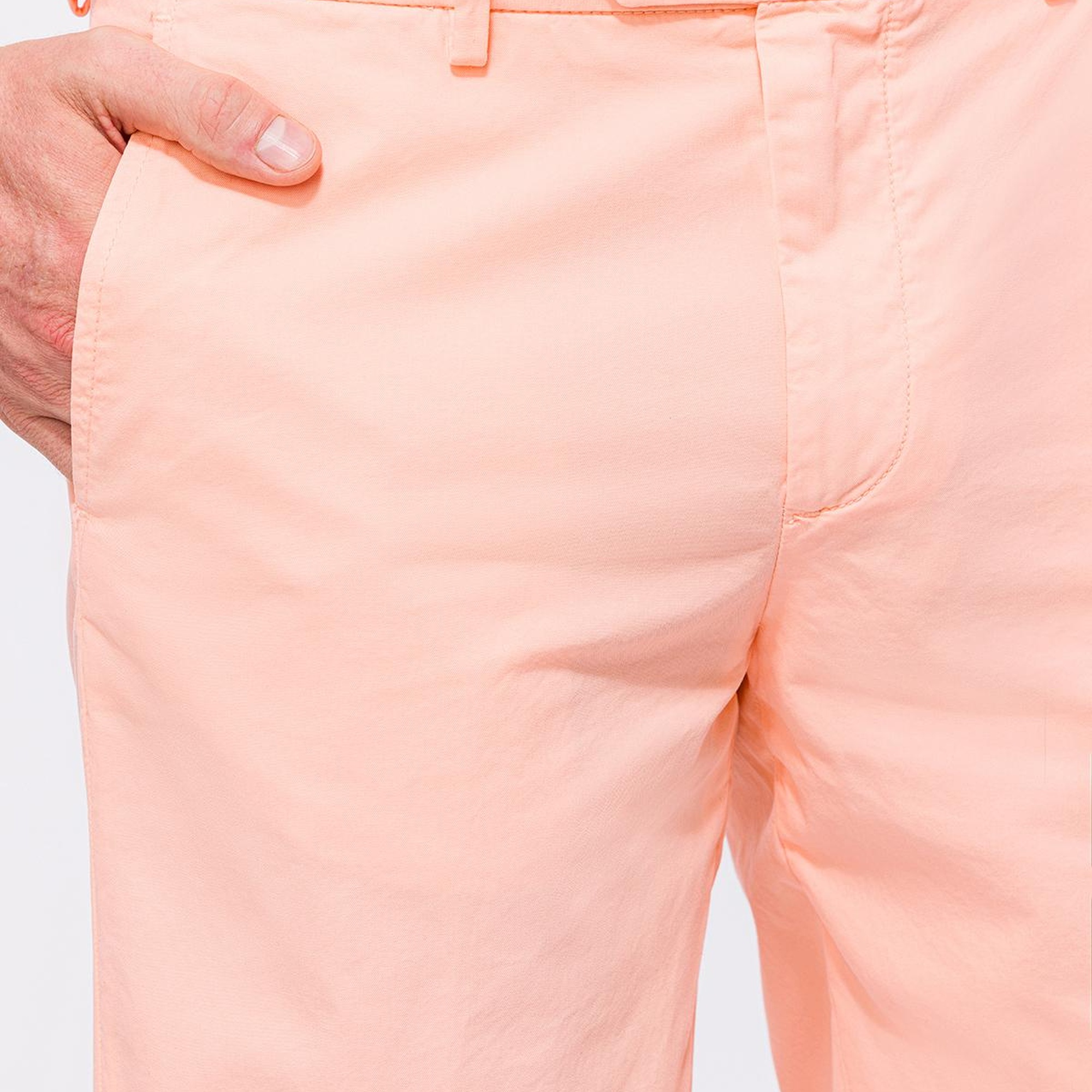 Erkek Pembe Chino Şort