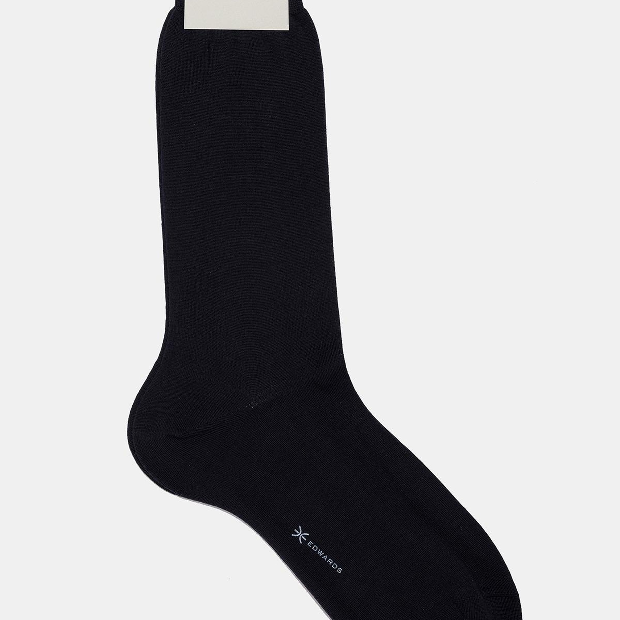 Erkek Lacivert Yün Kısa Çorap