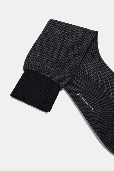  Erkek Koyu Gri Pamuk Kısa Çorap