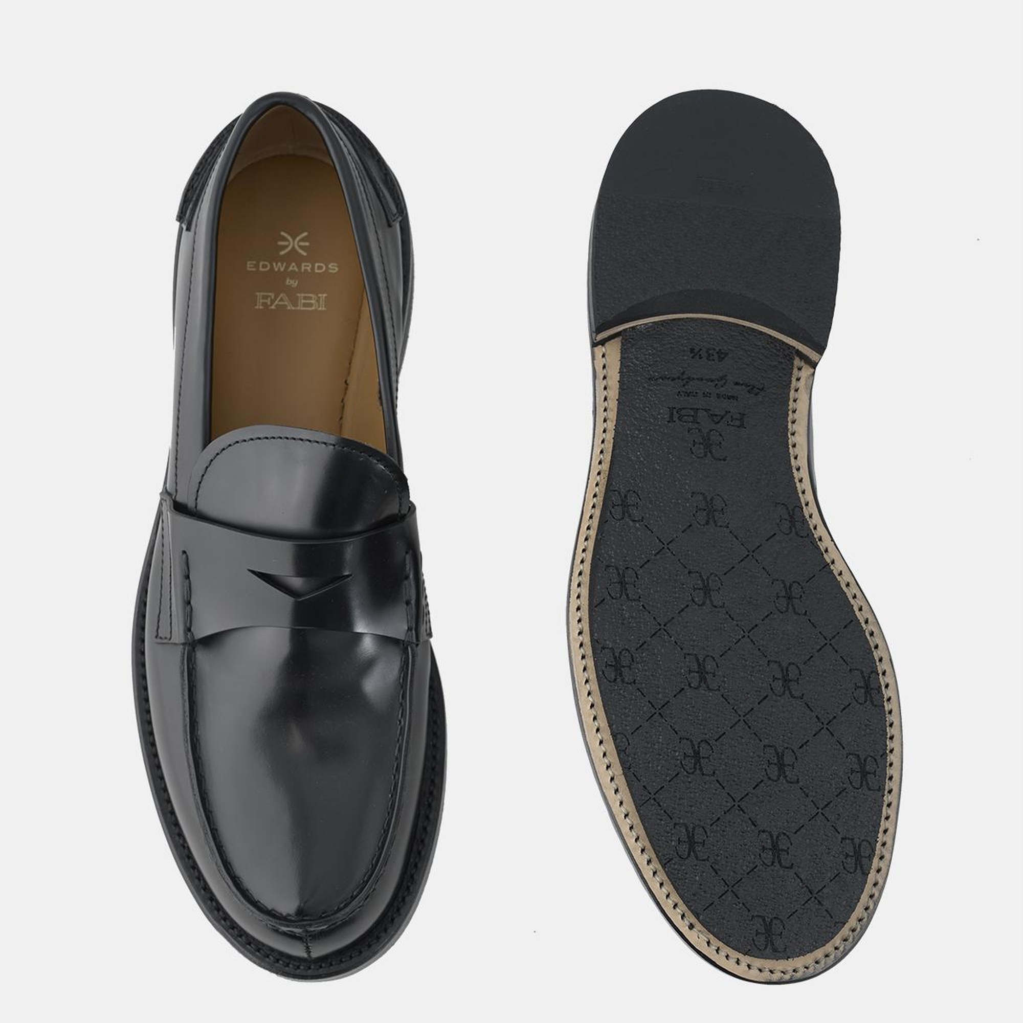 Erkek Siyah Deri Loafer