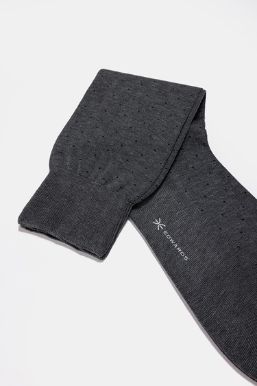  Erkek Gri Pamuk Kısa Çorap