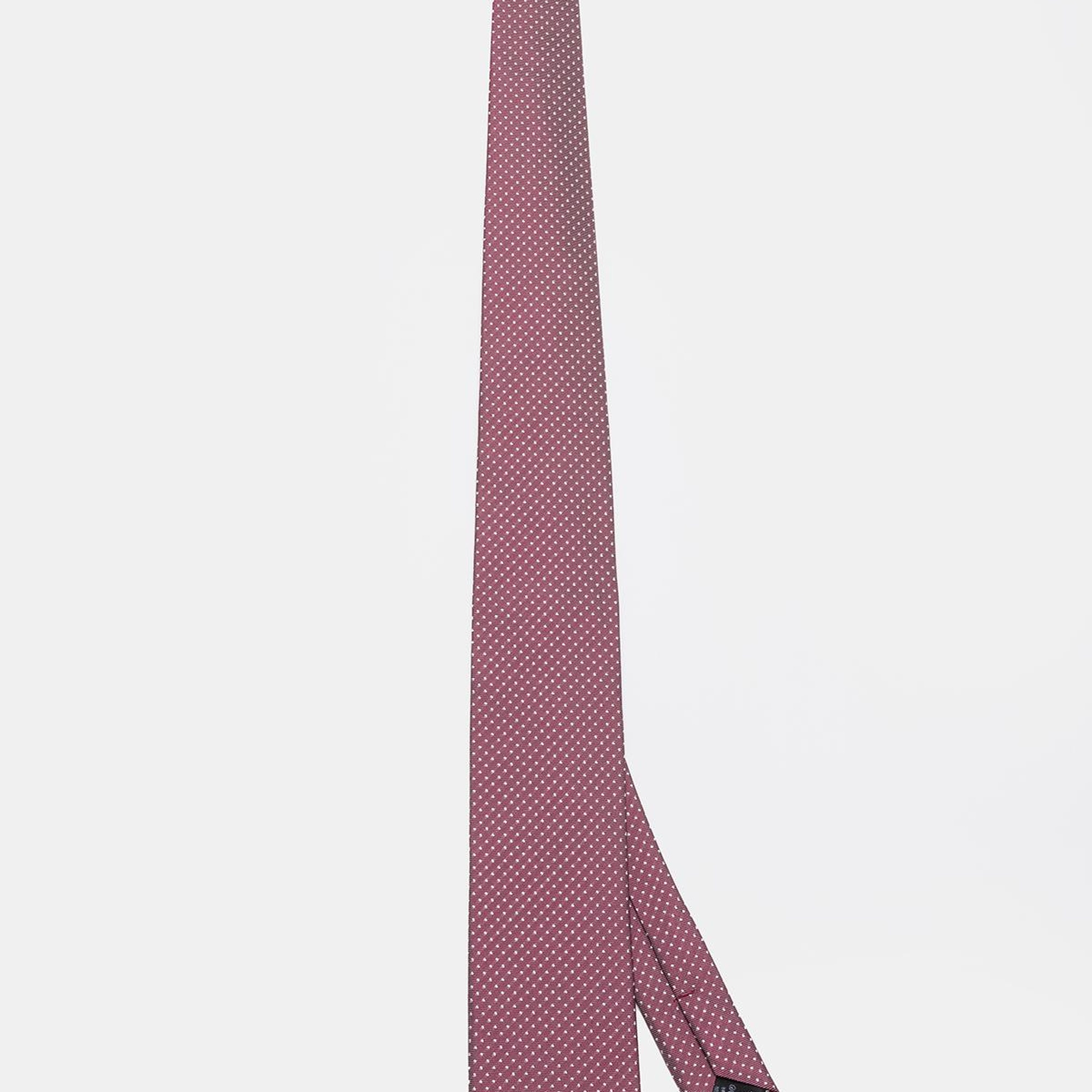 Erkek Bordo Desenli İpek Kravat