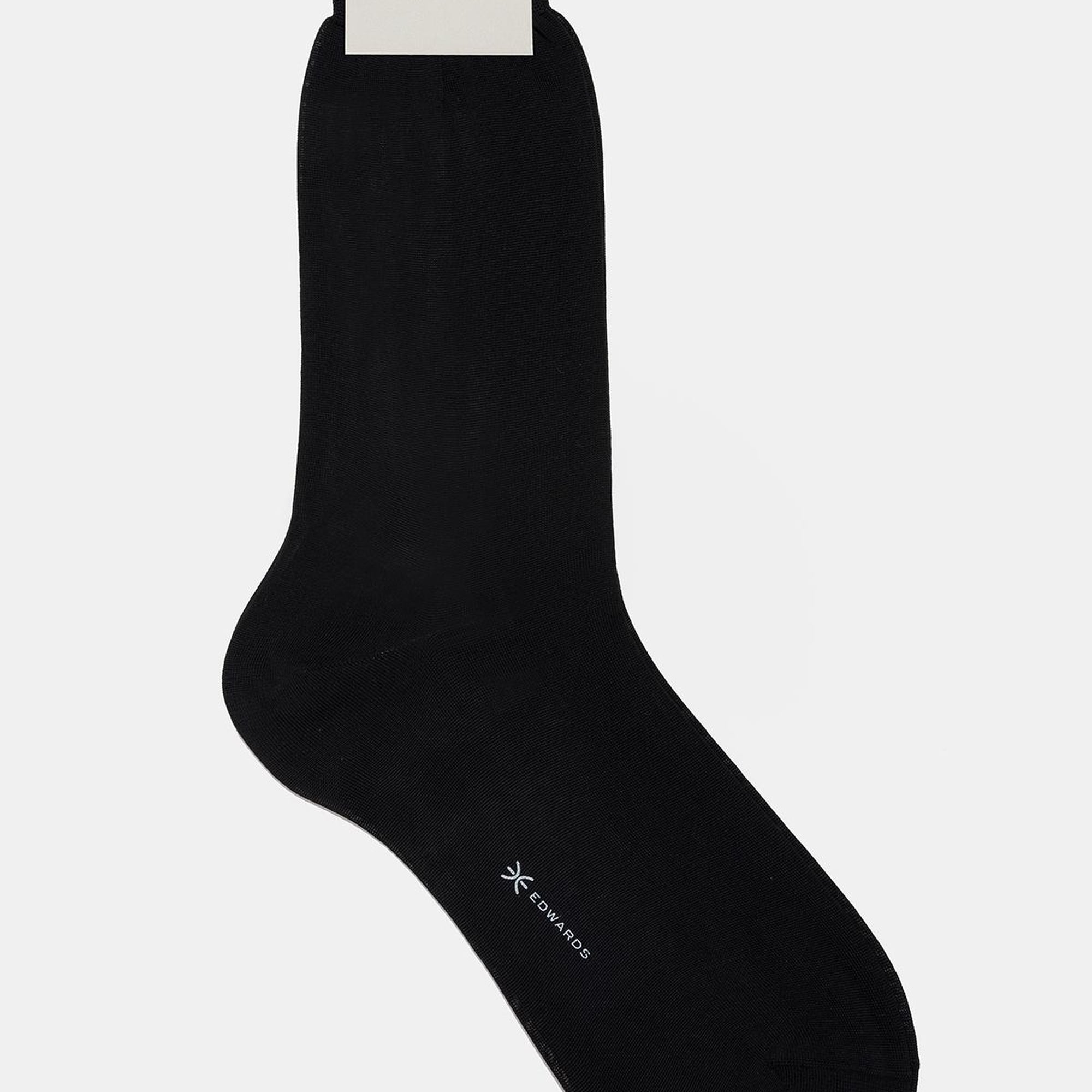 Erkek Siyah Pamuk Kısa Çorap