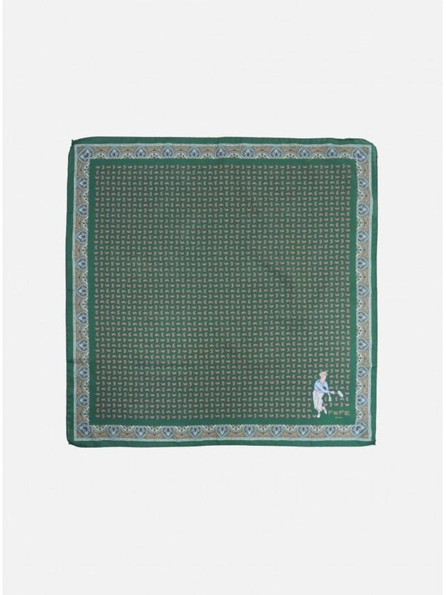  Erkek Yeşil Yün Fular