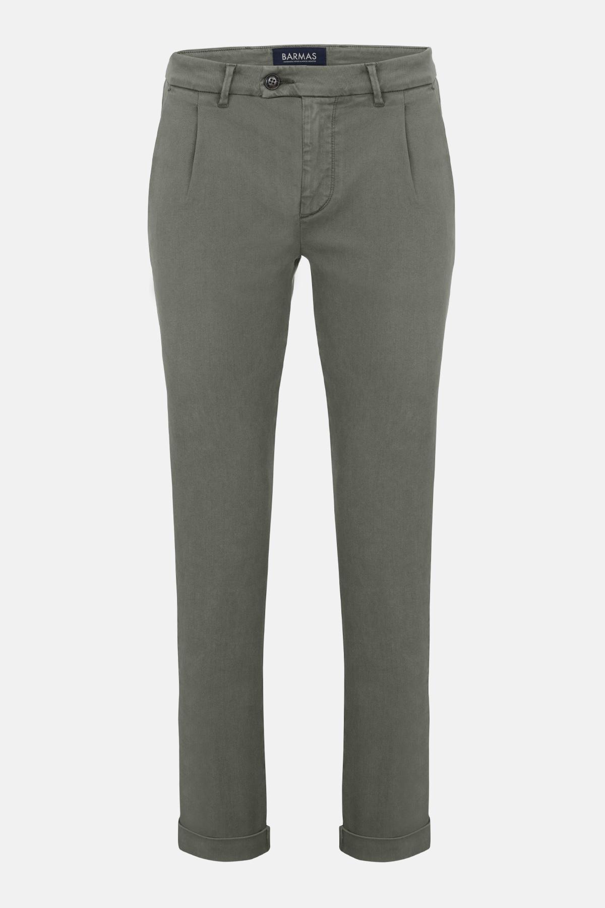  Erkek Koyu Gri Chino Pantolon