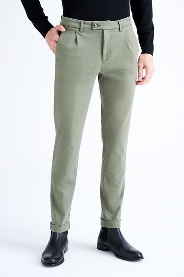  Erkek Koyu Gri Chino Pantolon