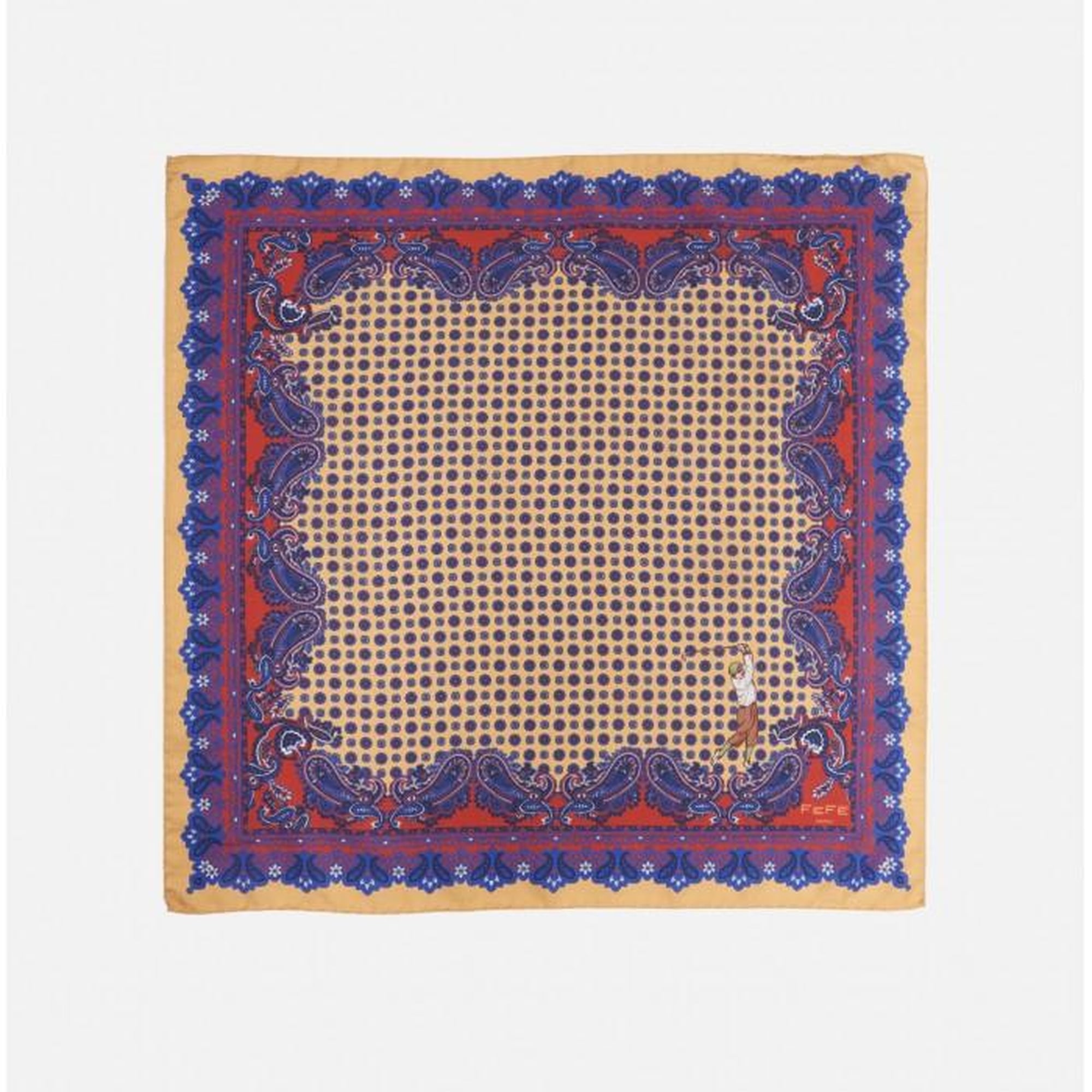 Erkek Sarı Yün Fular