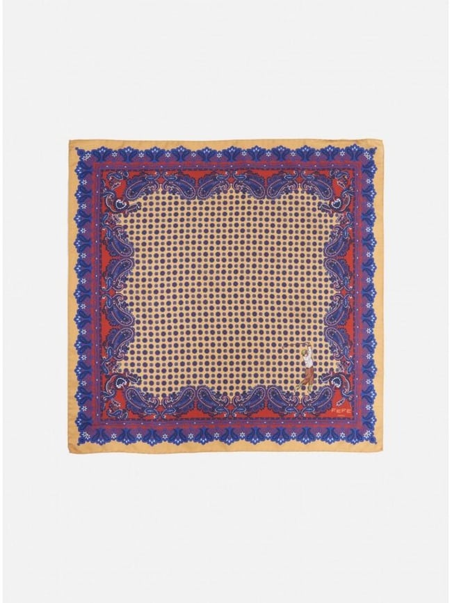  Erkek Sarı Yün Fular