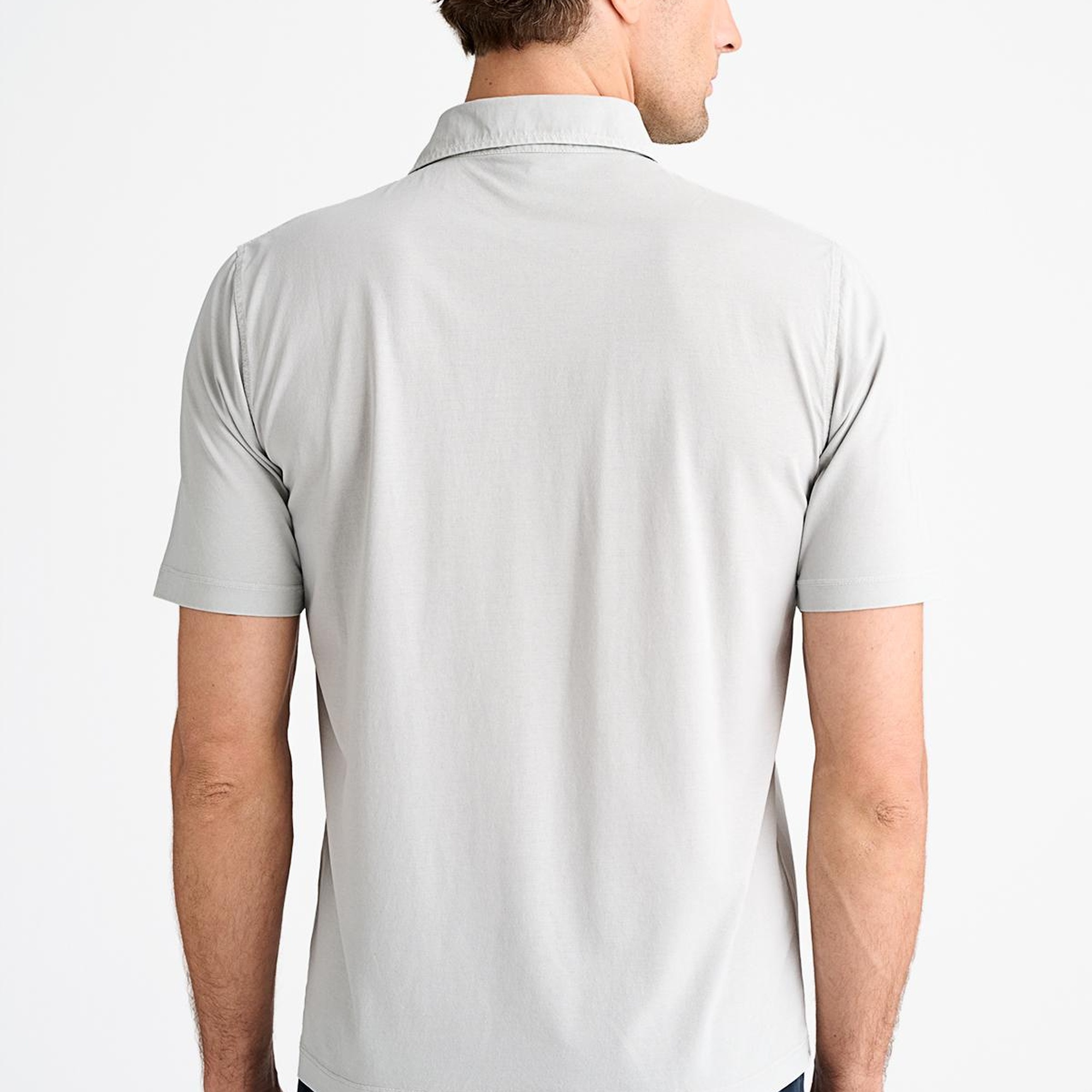 Erkek Taş Polo Yaka T-Shirt