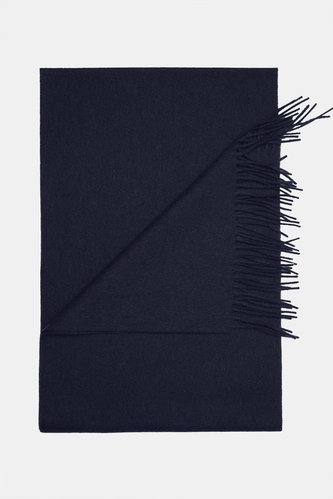  Erkek Lacivert Kaşmir Kaşkol