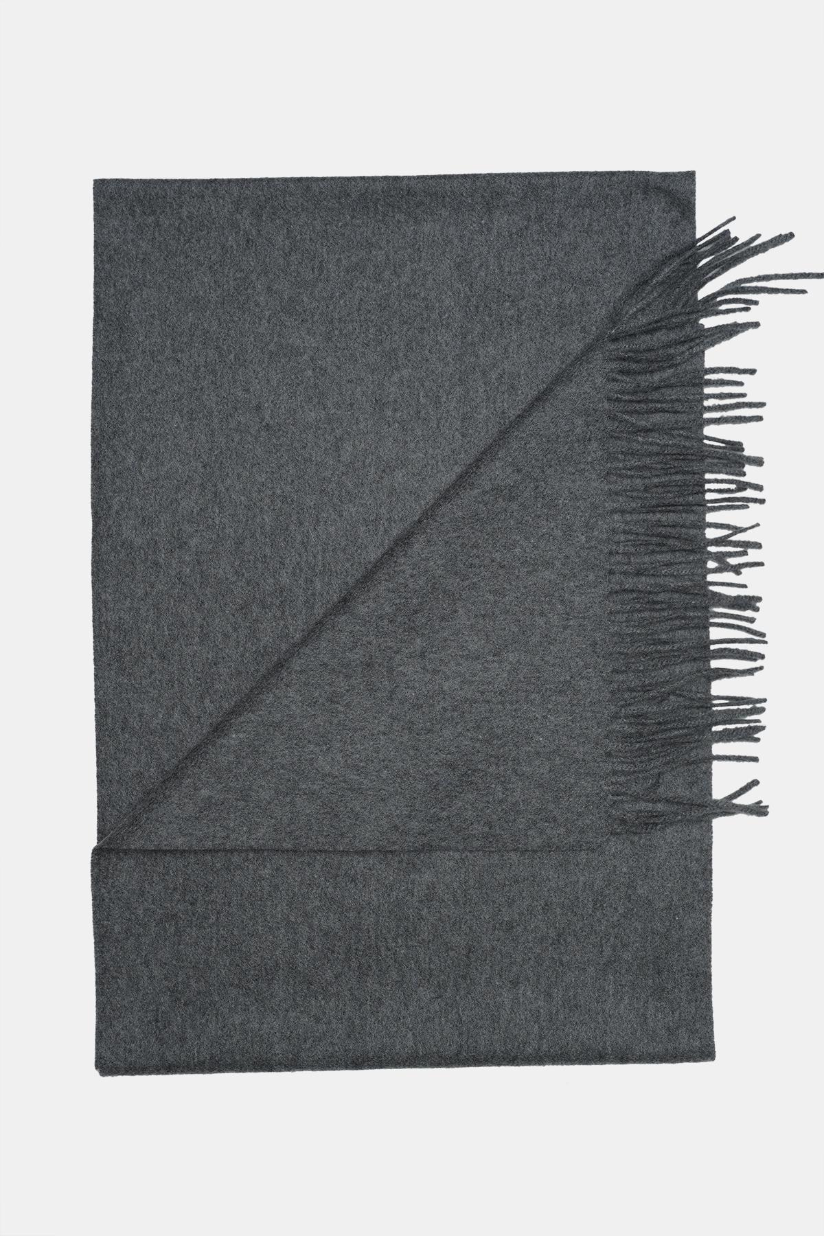  Erkek Gri Kaşmir Kaşkol