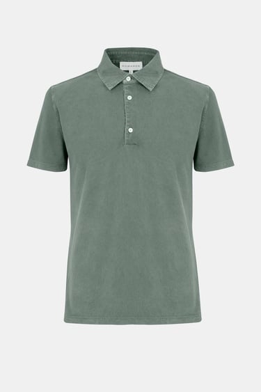  Erkek Yeşil Polo Yaka T-Shirt
