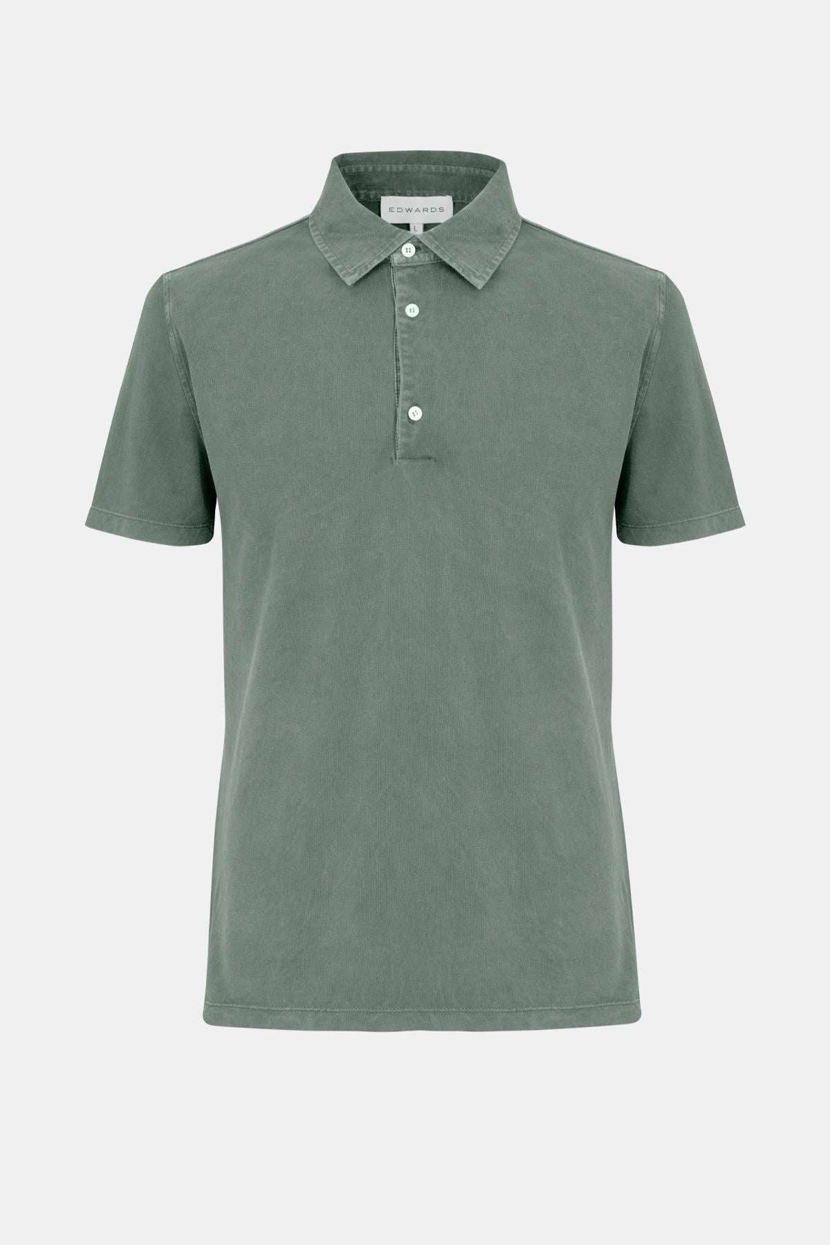  Erkek Yeşil Polo Yaka T-Shirt