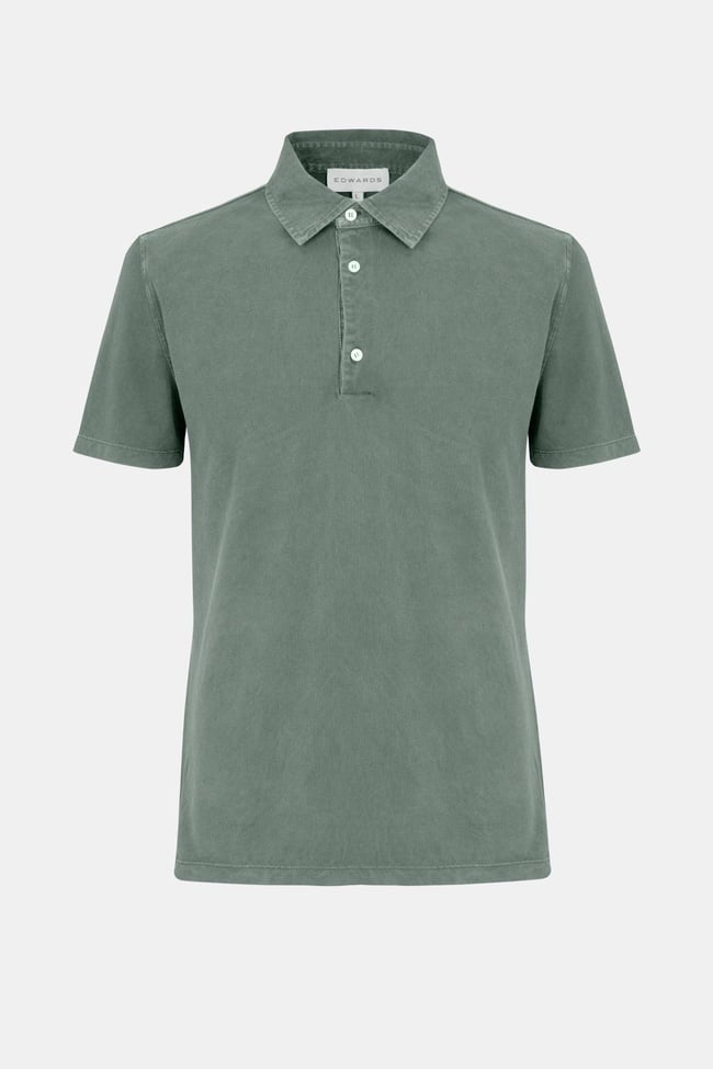  Erkek Yeşil Polo Yaka T-Shirt