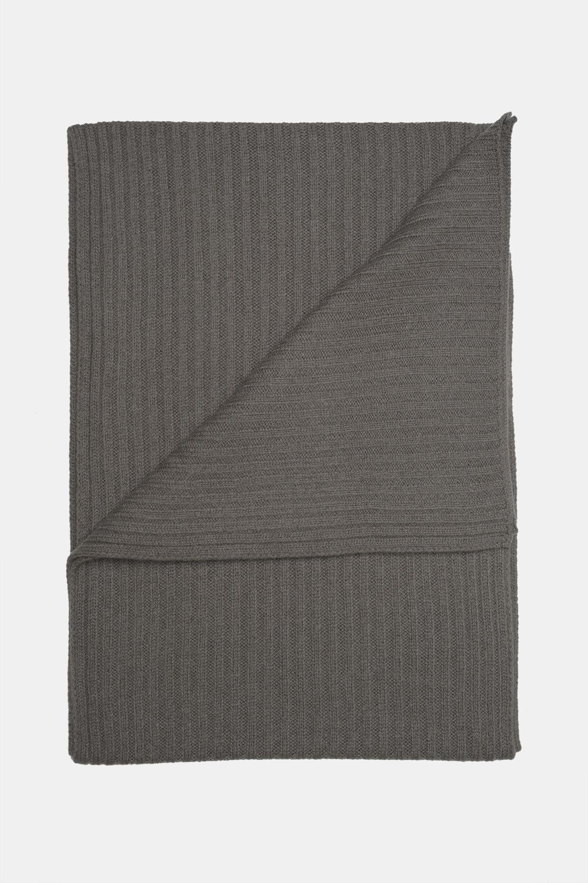  Erkek Kahverengi Yün Kaşkol