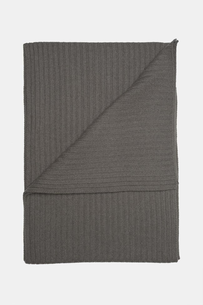  Erkek Kahverengi Yün Kaşkol