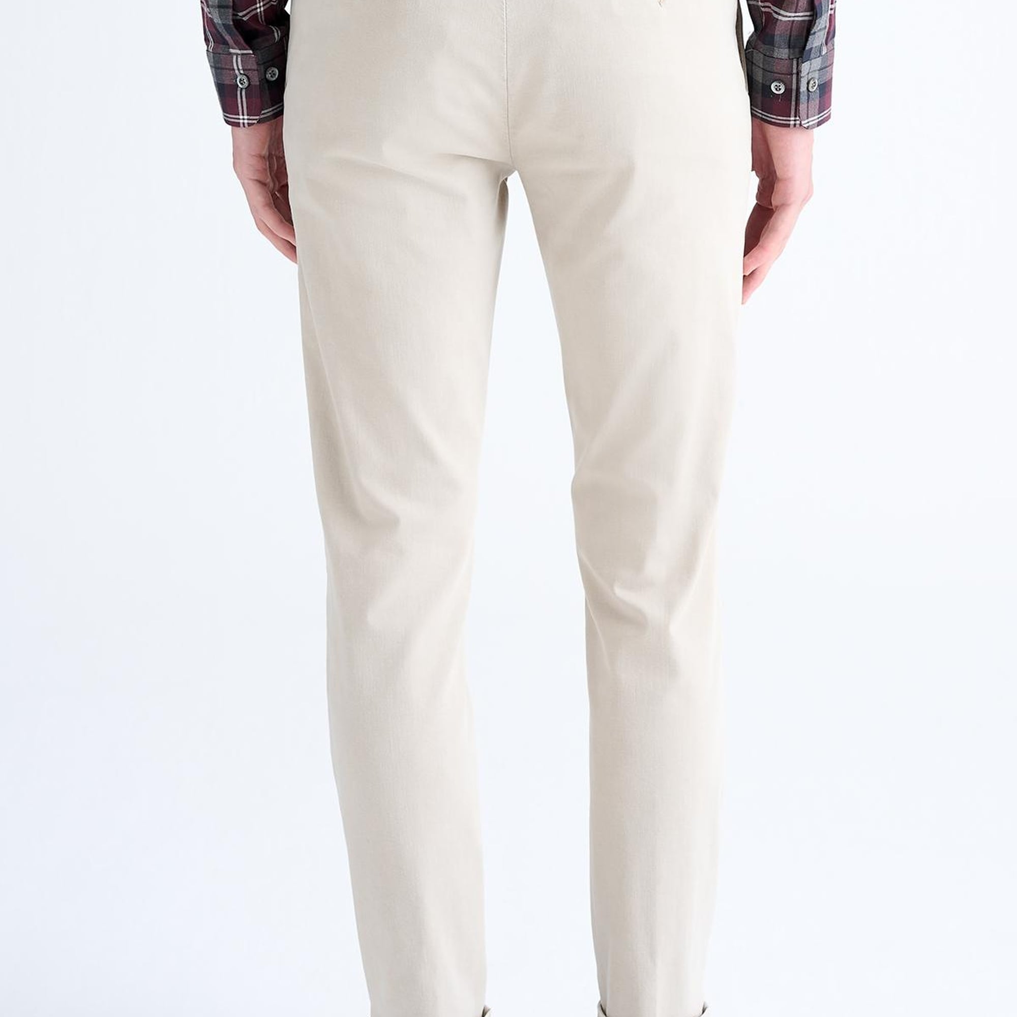 Erkek Bej Chino Pantolon