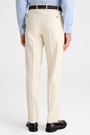  Erkek Krem Chino Pantolon