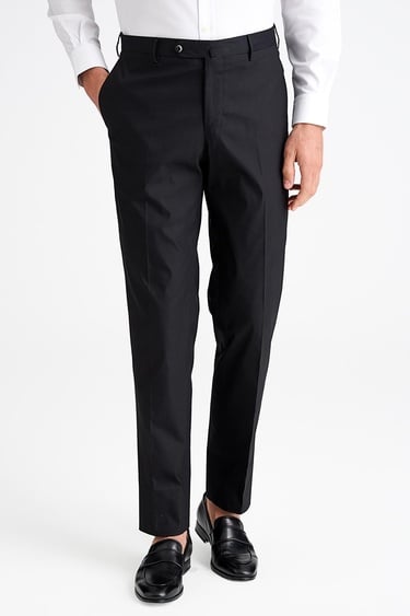  Erkek Siyah Chino Pantolon