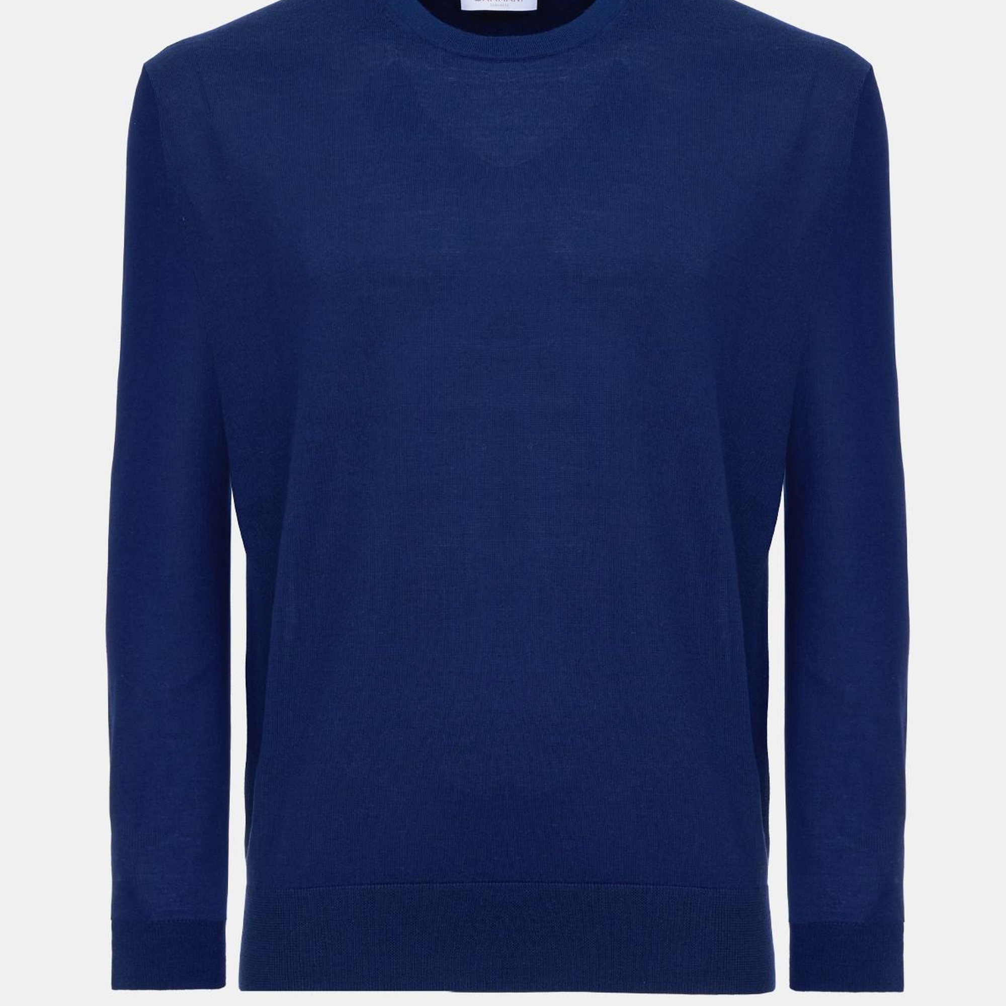 Erkek Lacivert Bisiklet Yaka Yün Kazak