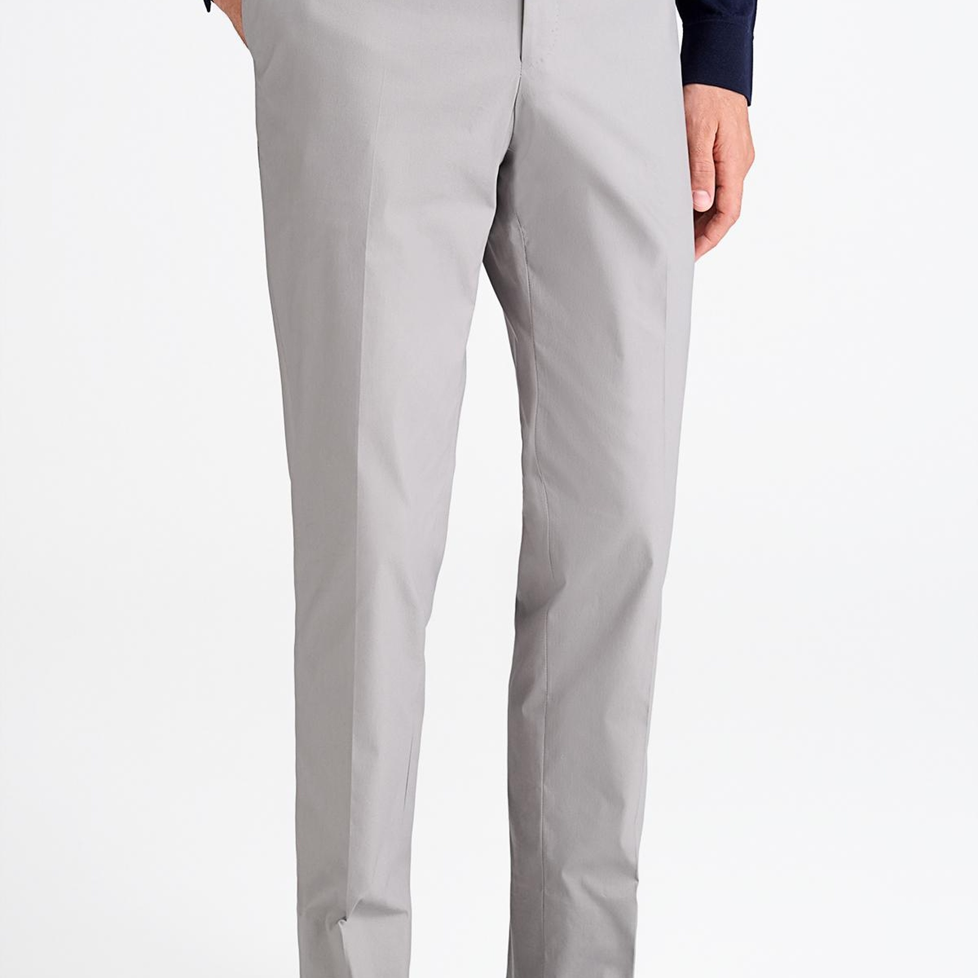 Erkek Gri Chino Pantolon