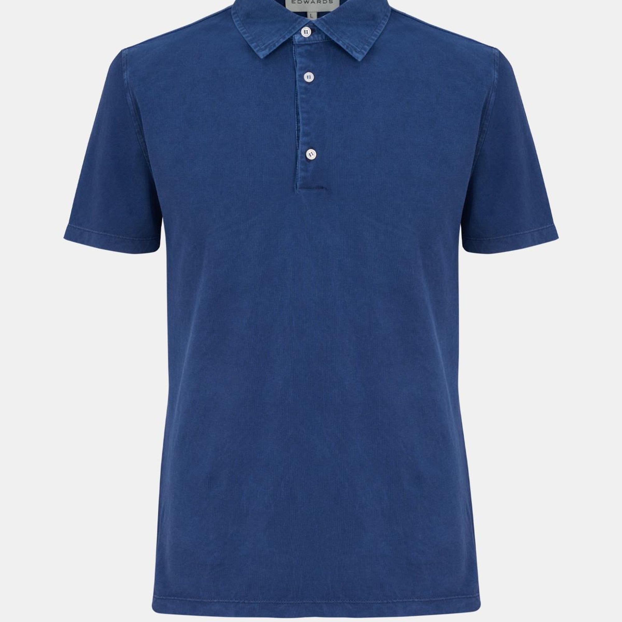 Erkek Koyu Mavi Pike Polo Yaka T-Shirt