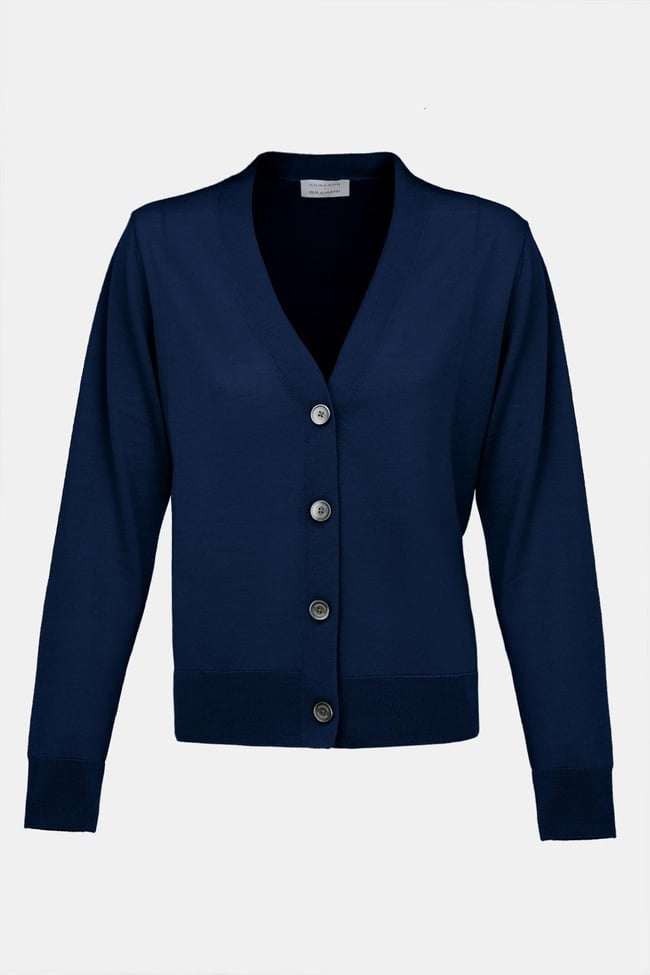  Kadın Lacivert Yün Hırka