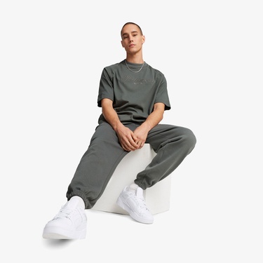  Puma Classics+ Erkek Gri T-Shirt