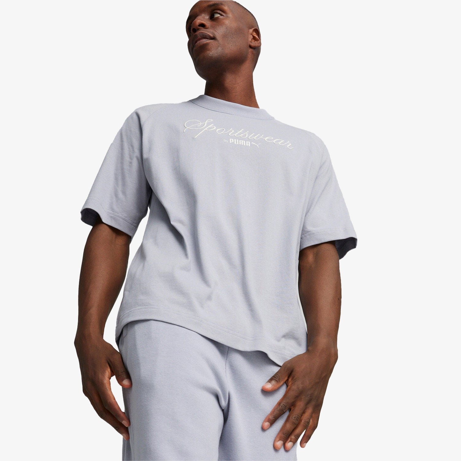  Puma Classics+ Erkek Gri T-Shirt