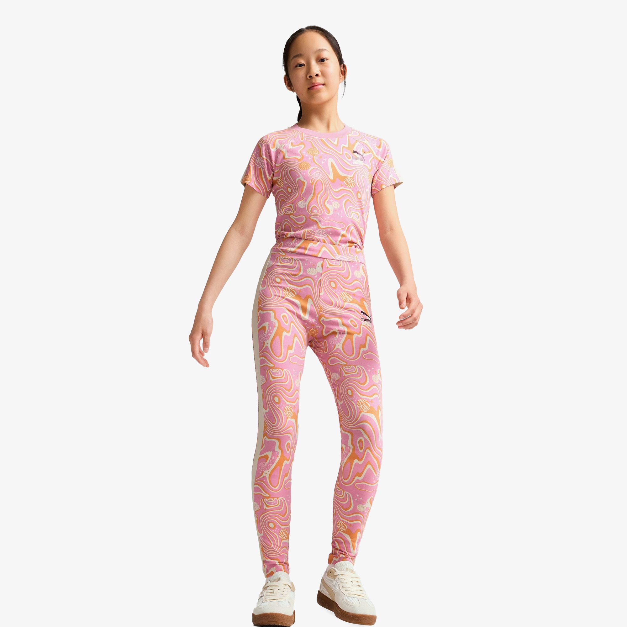 Puma Lava Land Leggings Çocuk Pembe Tayt