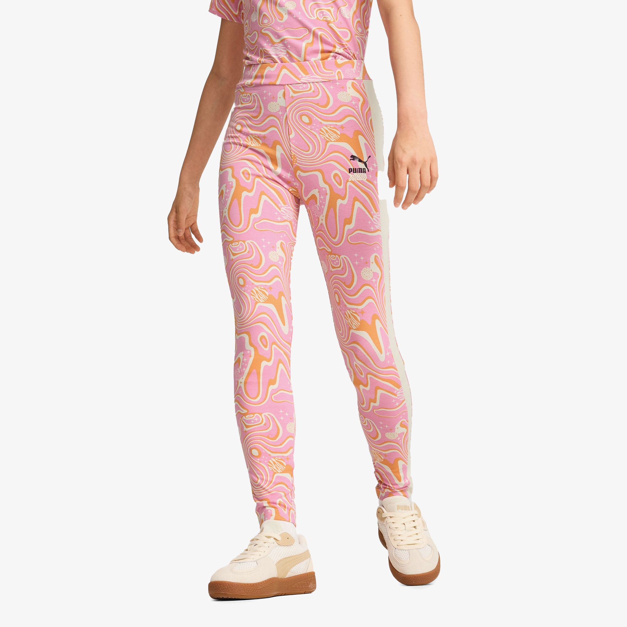 Puma Lava Land Leggings Çocuk Pembe Tayt