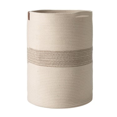  VENUS ÇAMAŞIR SEPETİ BEJ EKRU 35X35X45