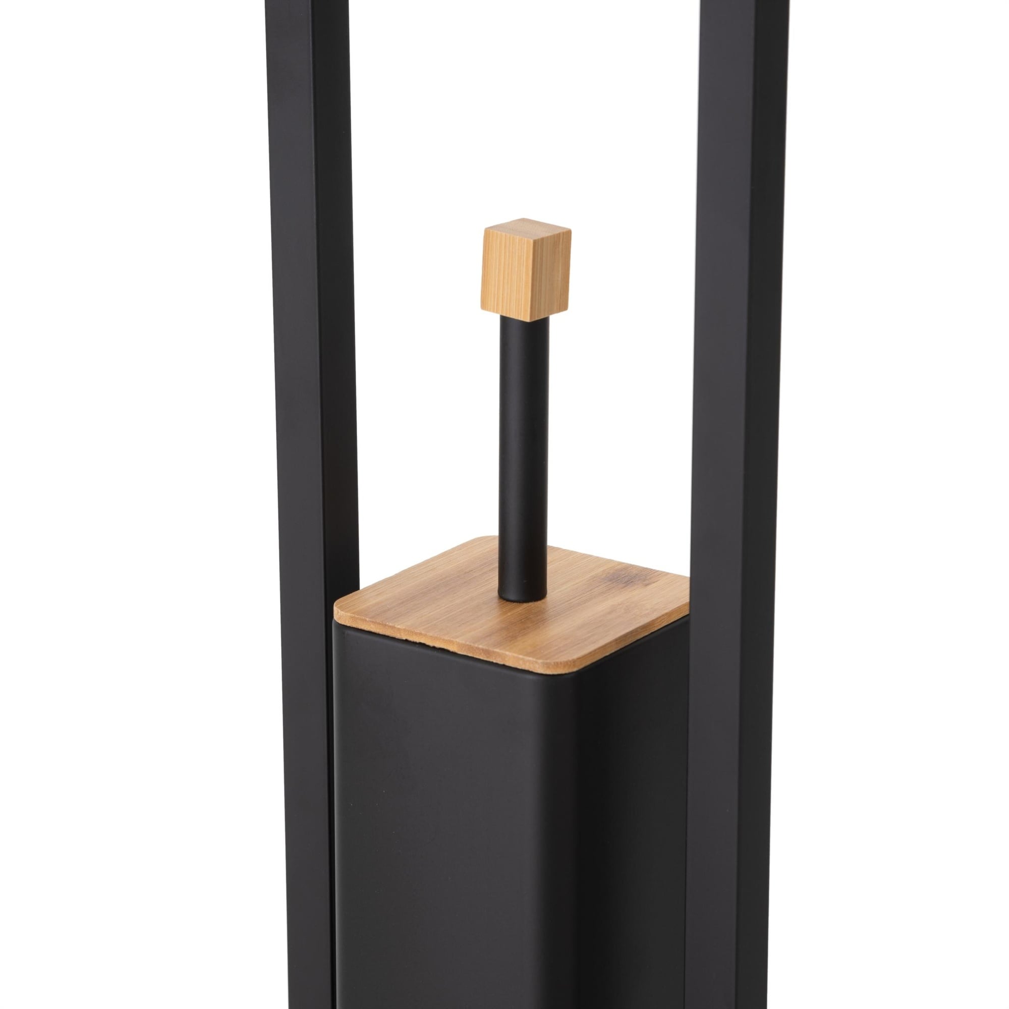 BOHO TUVALET FIRÇALIK&KAĞITLIK SİYAH 20X20X80