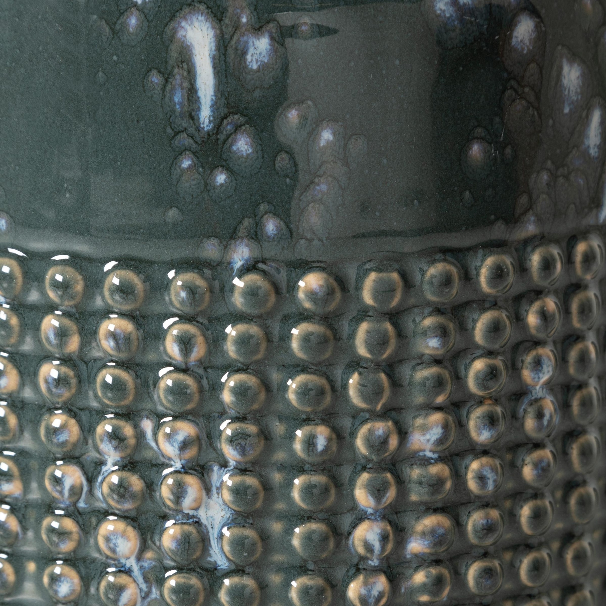 AZUL SERAMİK VAZO 18X16CM