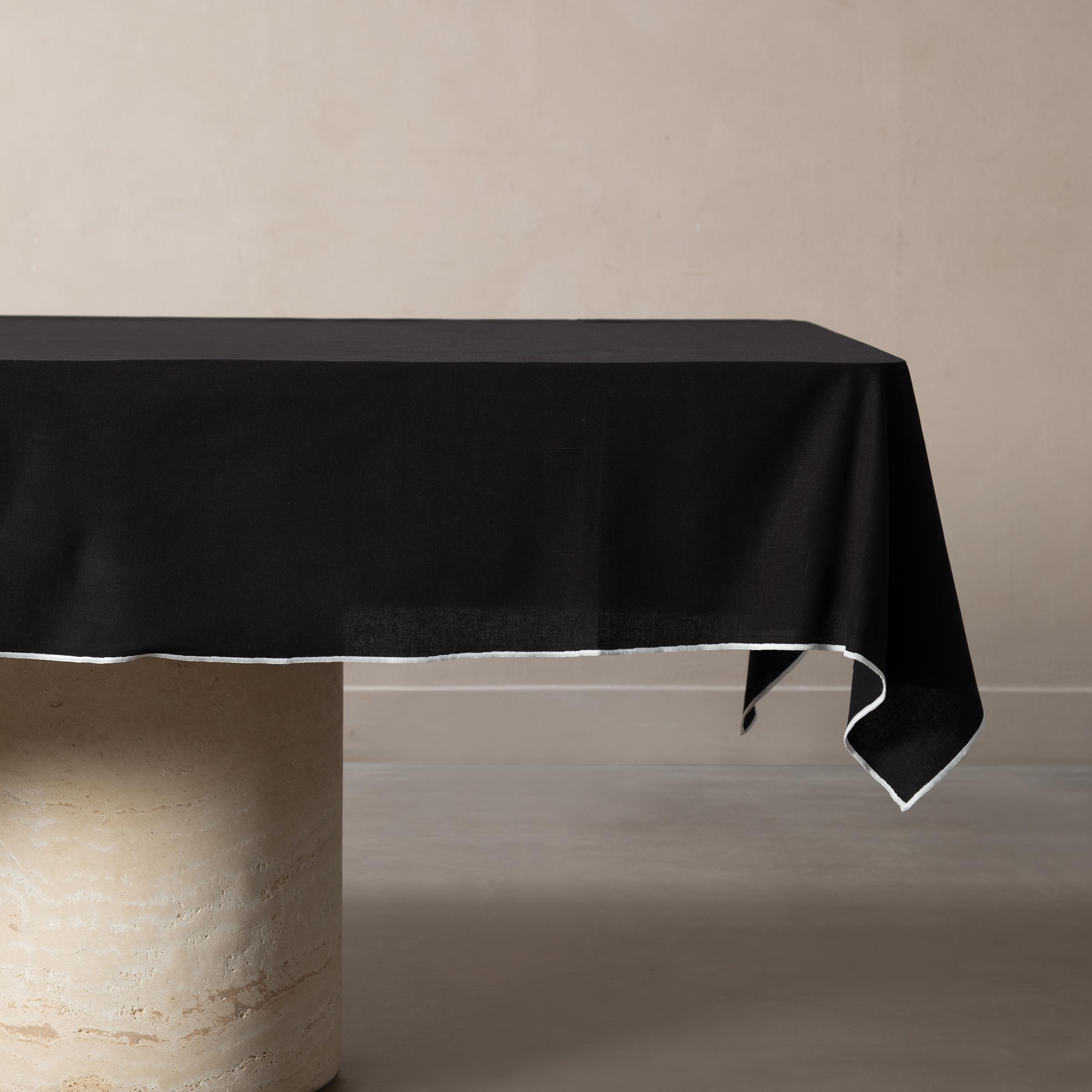  BRENDA MASA ÖRTÜSÜ SİYAH 160X220