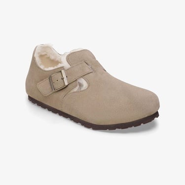  Birkenstock London VL Shearling Kadın Bej Günlük Ayakkabı