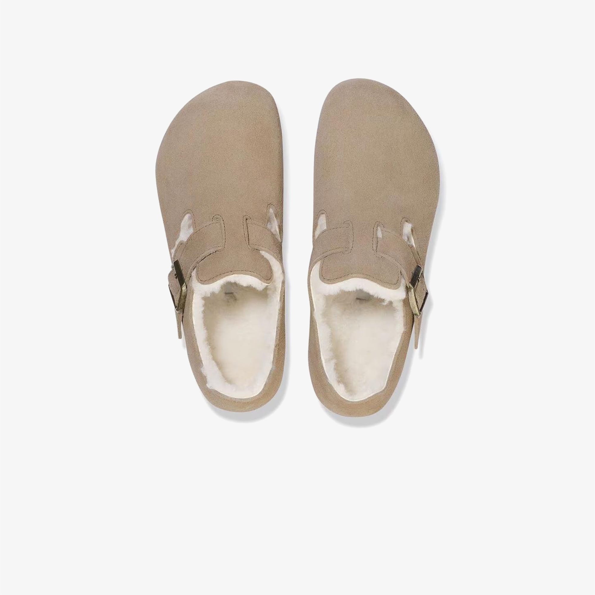 Birkenstock London VL Shearling Kadın Bej Günlük Ayakkabı