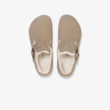  Birkenstock London VL Shearling Kadın Bej Günlük Ayakkabı