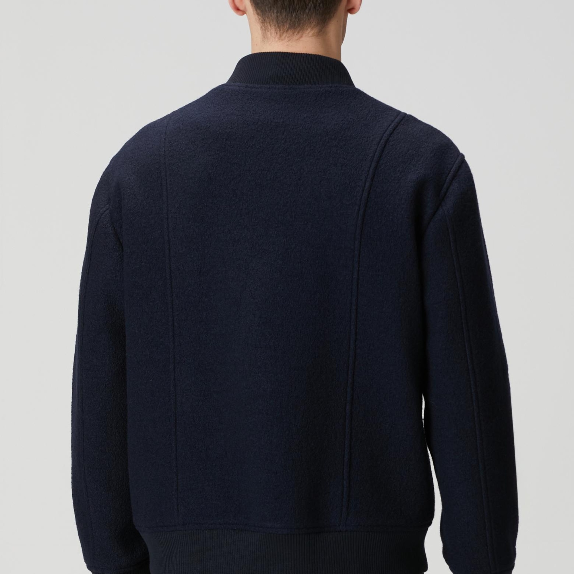 Network Erkek Lacivert Yün Mont