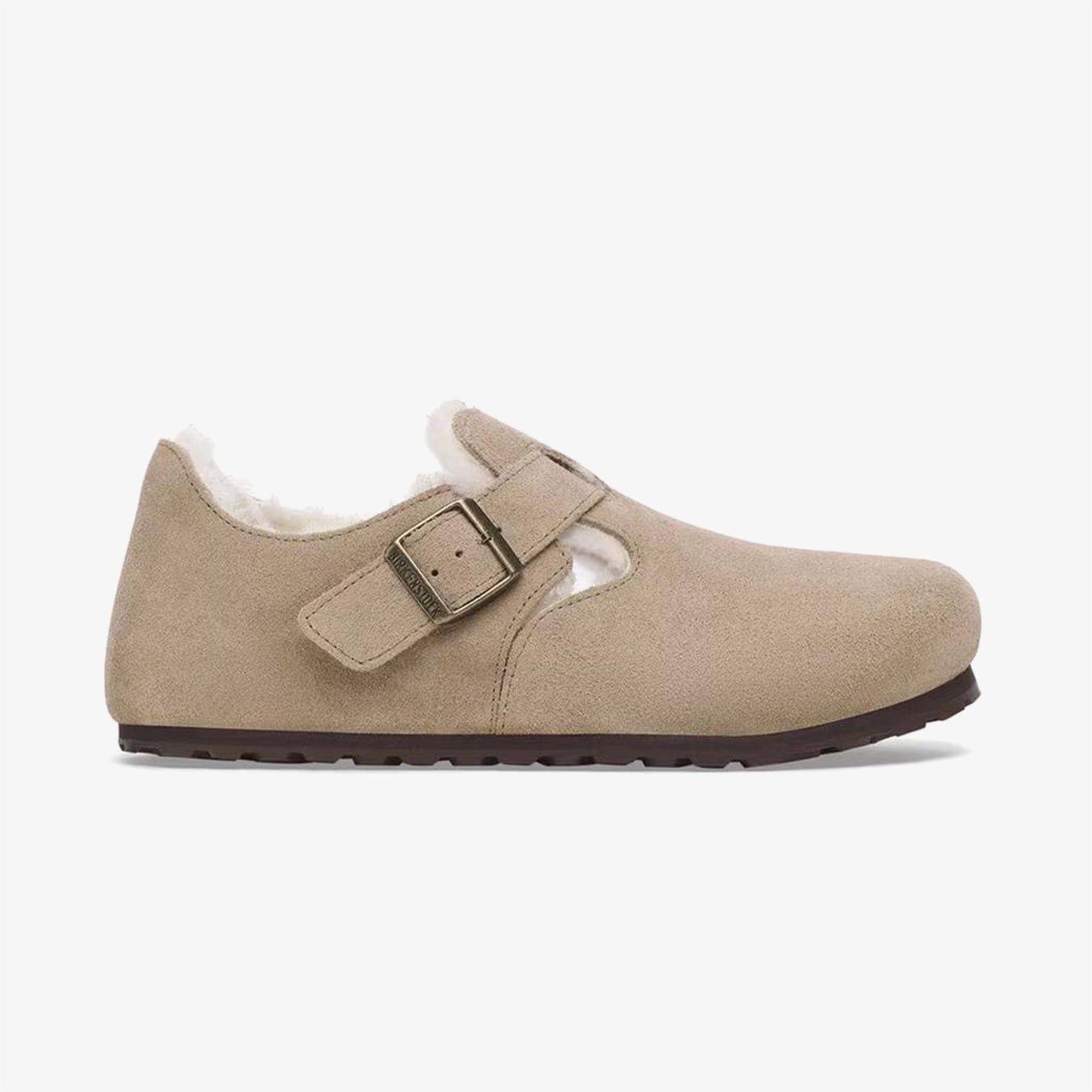 Birkenstock London VL Shearling Kadın Bej Günlük Ayakkabı