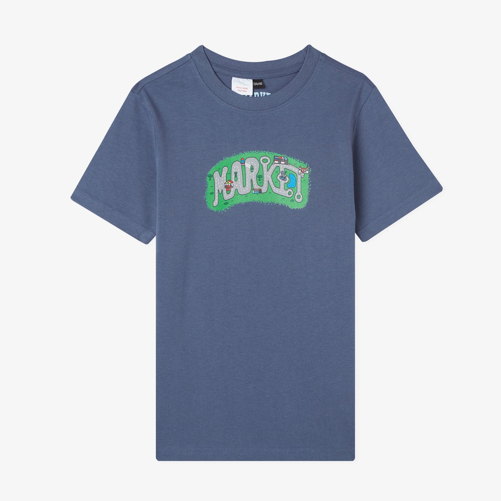Market City Streets Çocuk Mavi T-Shirt