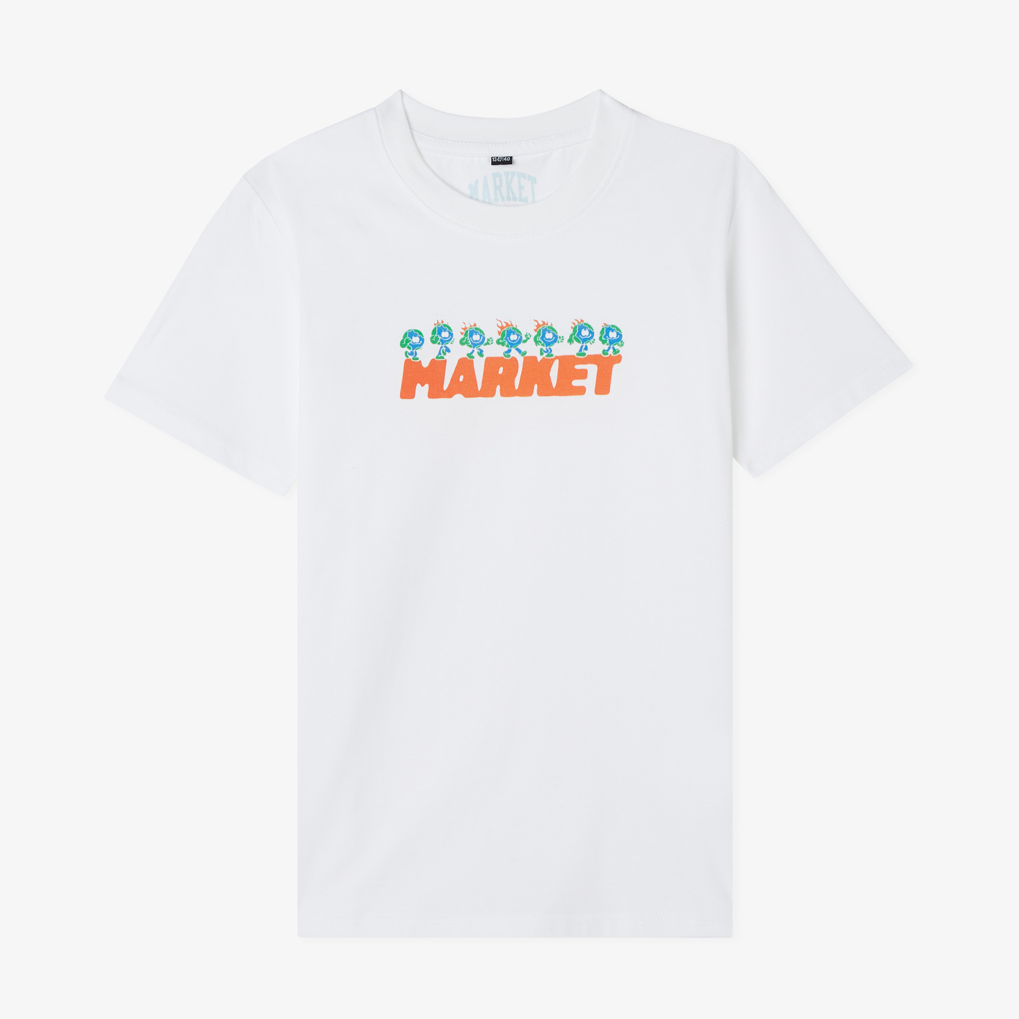  Market Fire Frolic Beyaz T-Shirt