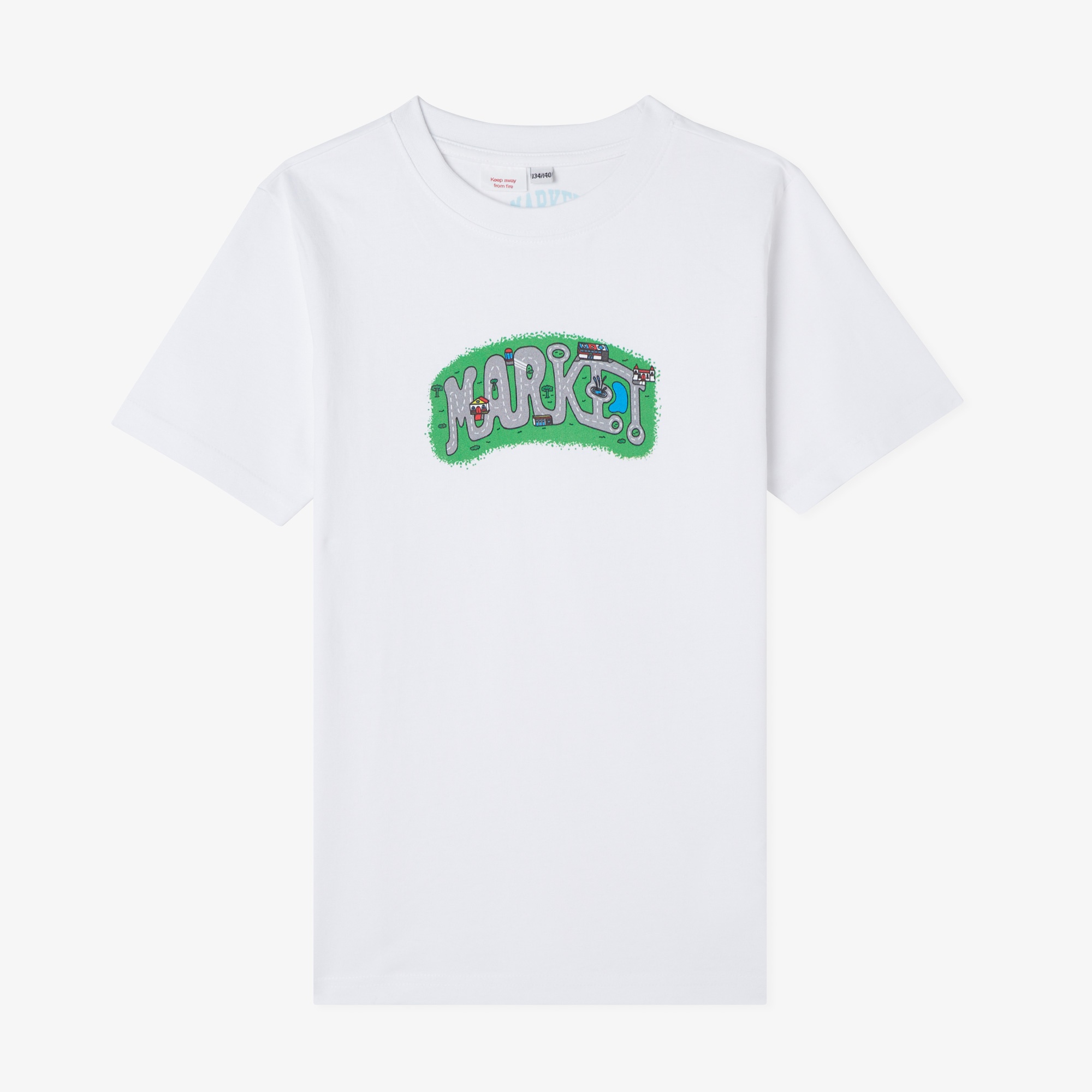Market City Streets Beyaz T-Shirt