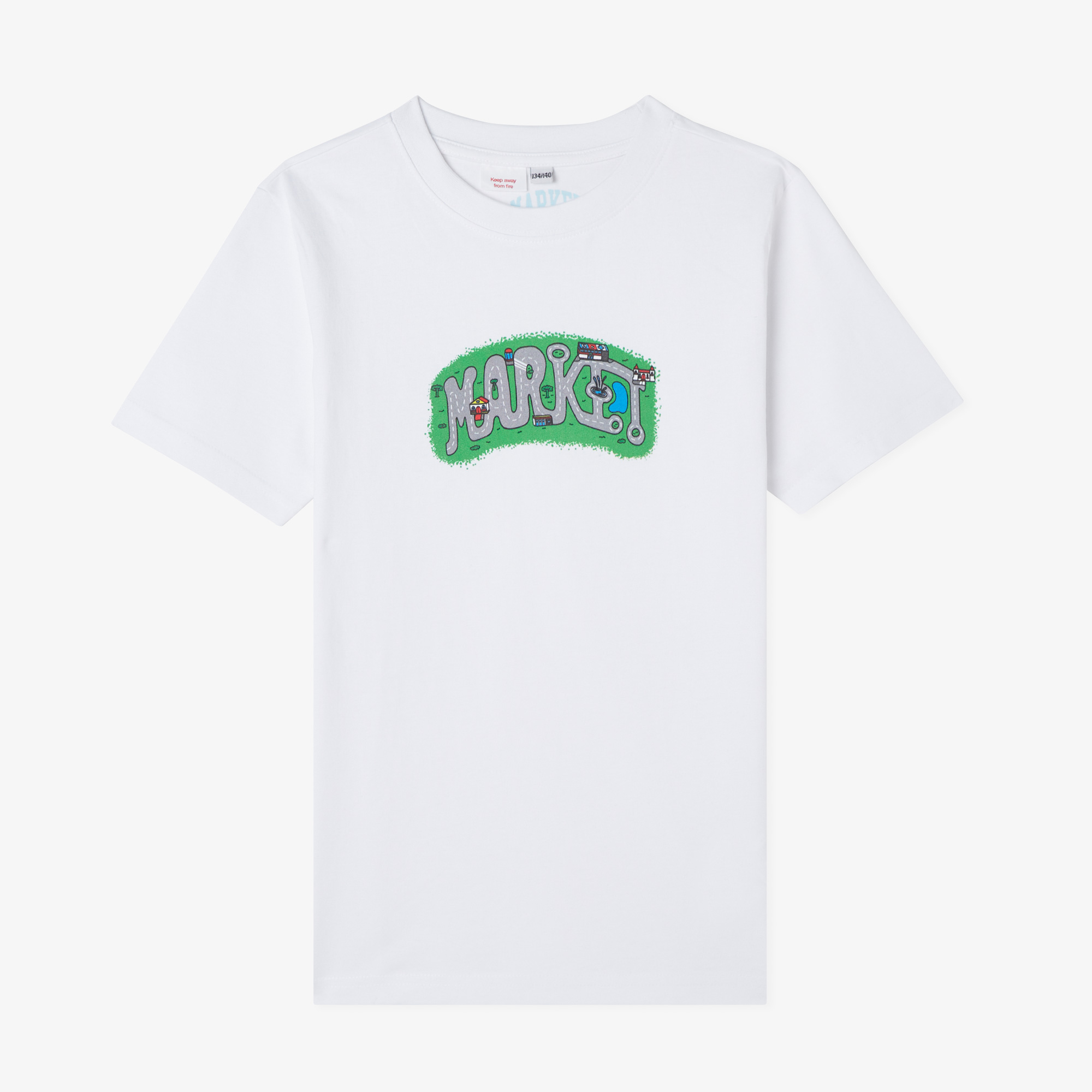  Market City Streets Beyaz T-Shirt