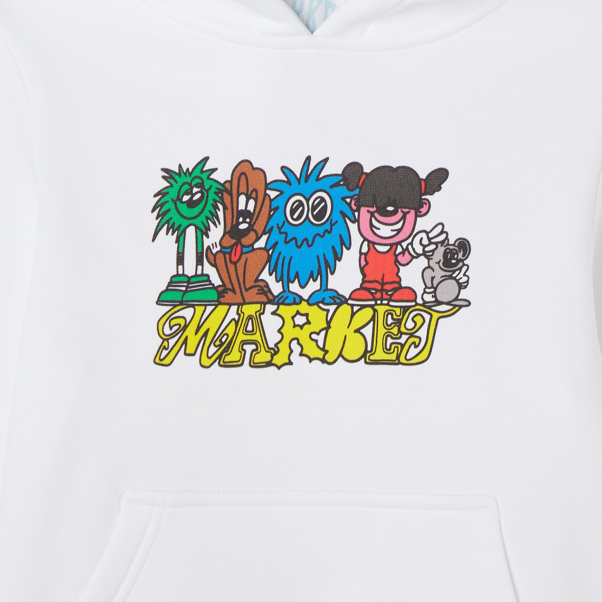 Mini Market My Squad Çocuk Beyaz Hoodie