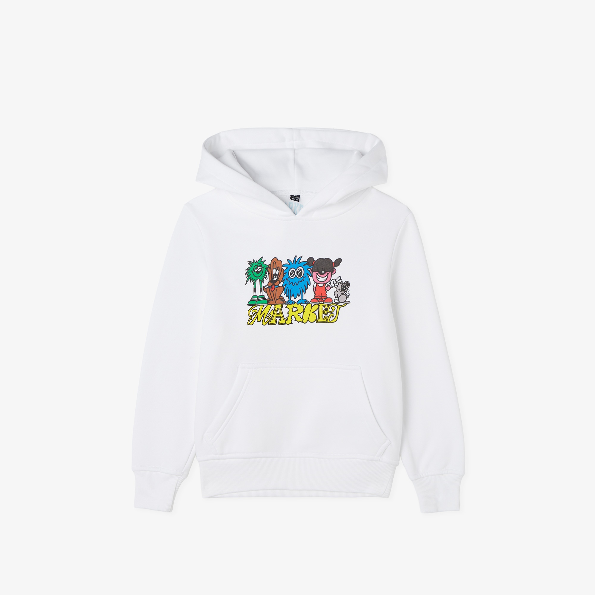 Mini Market My Squad Çocuk Beyaz Hoodie