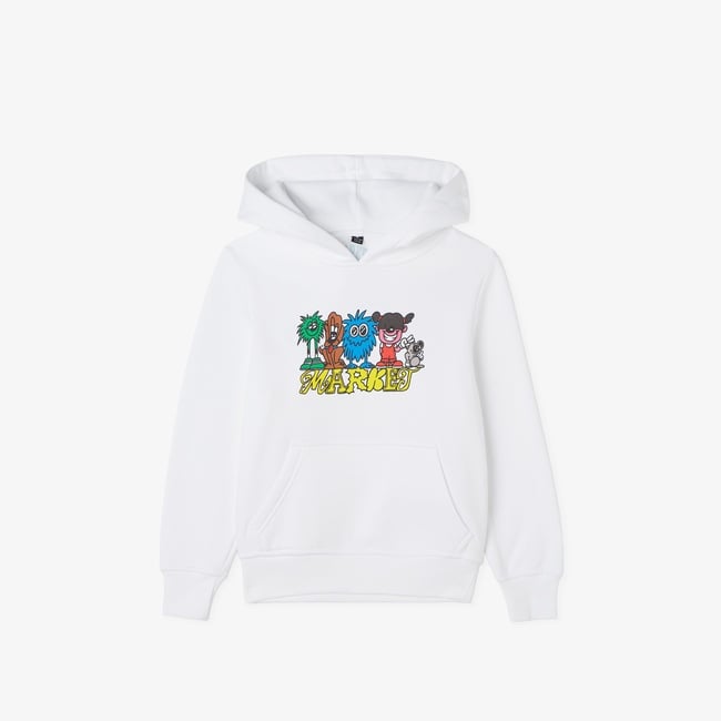  Mini Market My Squad Çocuk Beyaz Hoodie